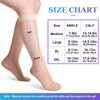 Shellwei 3 Pairs Sheer Compression Socks 20-30 mmHg Sheer Compression
