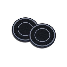 2 Pack Car Coasters for Cup Holder, 2.75 Inch Universal Auto Waterproof Coasters Silicon Insulation Cup Mats,No-Slip Anti Dust Insert Coaster for Woman Man, Suit for Vehicle Interior (2, Gray)