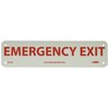 NMC GL19R EMERGENCY EXIT Sign – 12 in. x 3