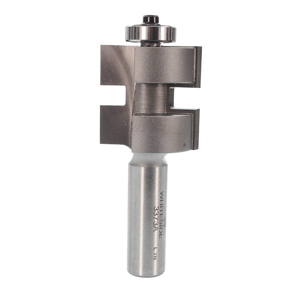 Whiteside Router Bits 3373A Straight Tongue and Groove Bit with 1-1/4-Inch Large Diameter and 1/2 to 1-1/4-Inch Cutting Length