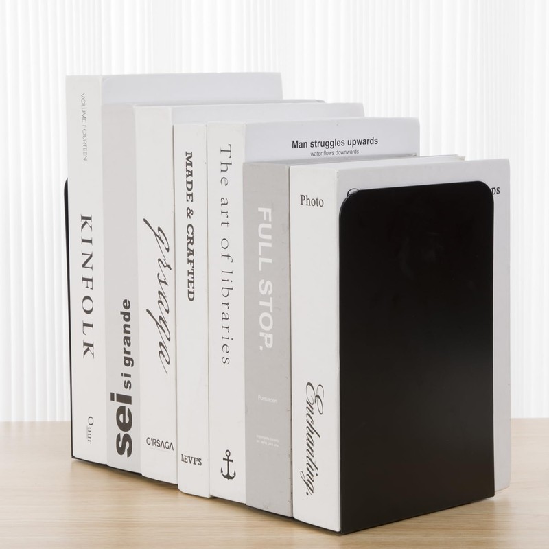 Metal Book Ends Bookend for Shelves Book Holder