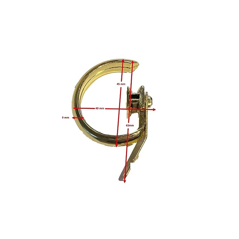 Harrison Drape Ring Sliders for 25mm Extendable Corded curtain poles,