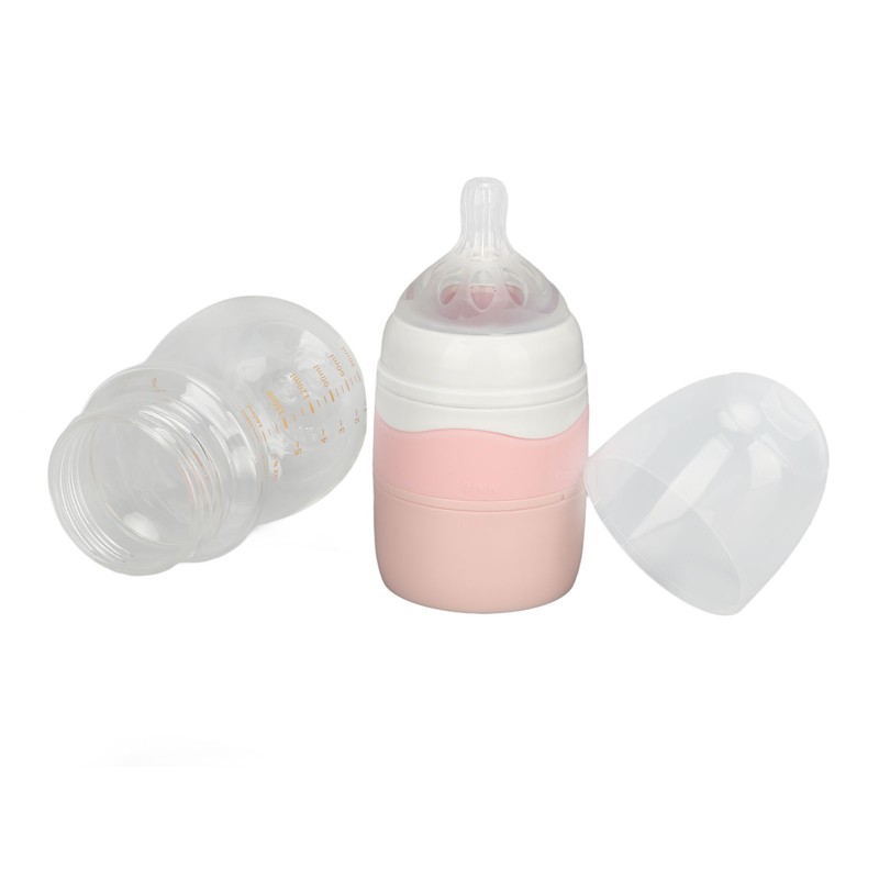 Quick Flush Baby Bottle Detachable Portable Press Rotate Quick Flush