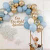 Dusty Blue Balloons, 62PCS Birthday Balloons Pack 12 Inch