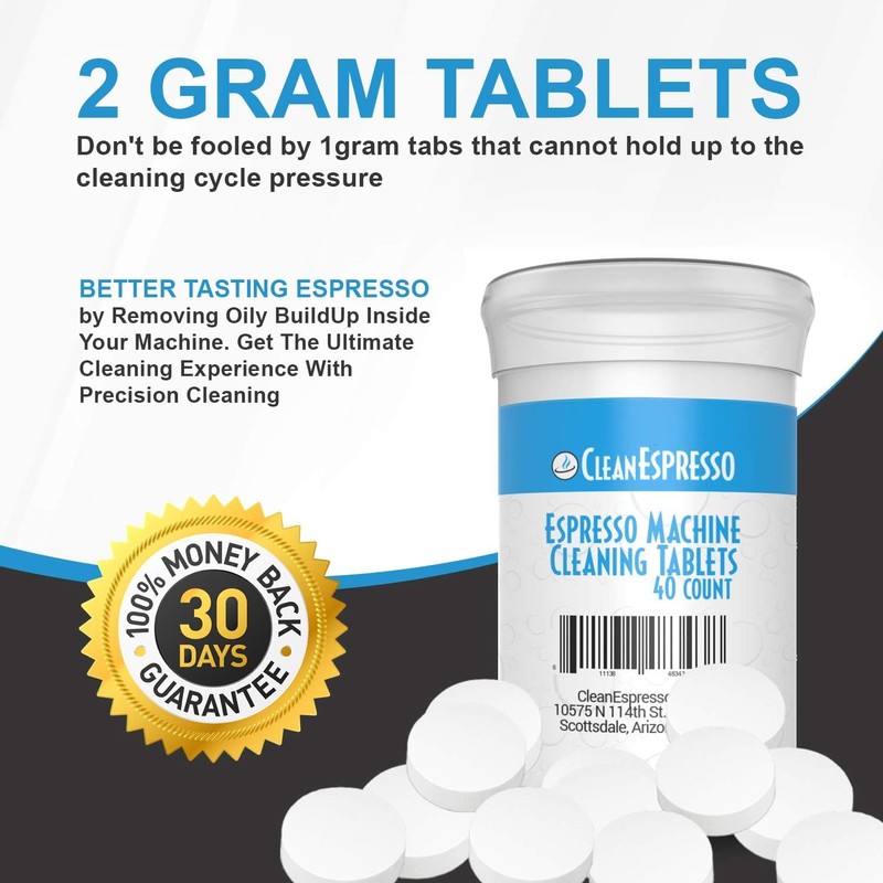 CleanEspresso - Breville Compatible 2 Gram Cleaning Tablets for Espresso