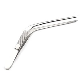 Wilde Nasal Dressing Forceps 6.25" Serrated Tips Angled by G.S ONLINE STORE