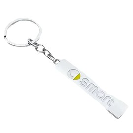 PSL Metal Chrome Logo Keyring Compatible with Smart Cars