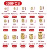 ANBOO Pack of 300 Threaded Inserts, M2 M2.5 M3 M4