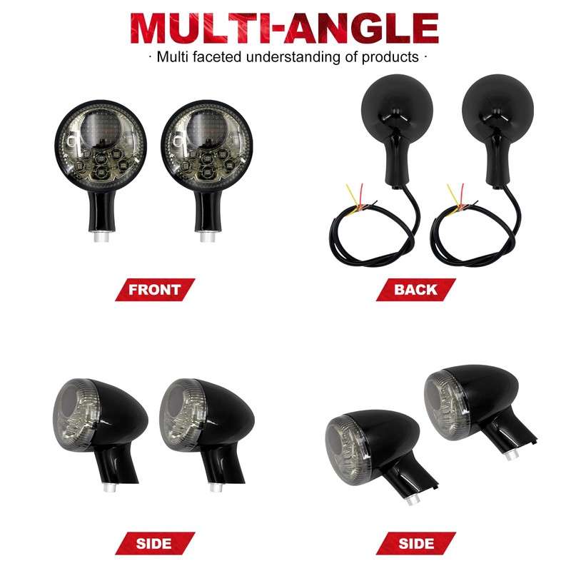 Motorcycle Rear Brake LED Turn Signal Light Indicator Running Lamp