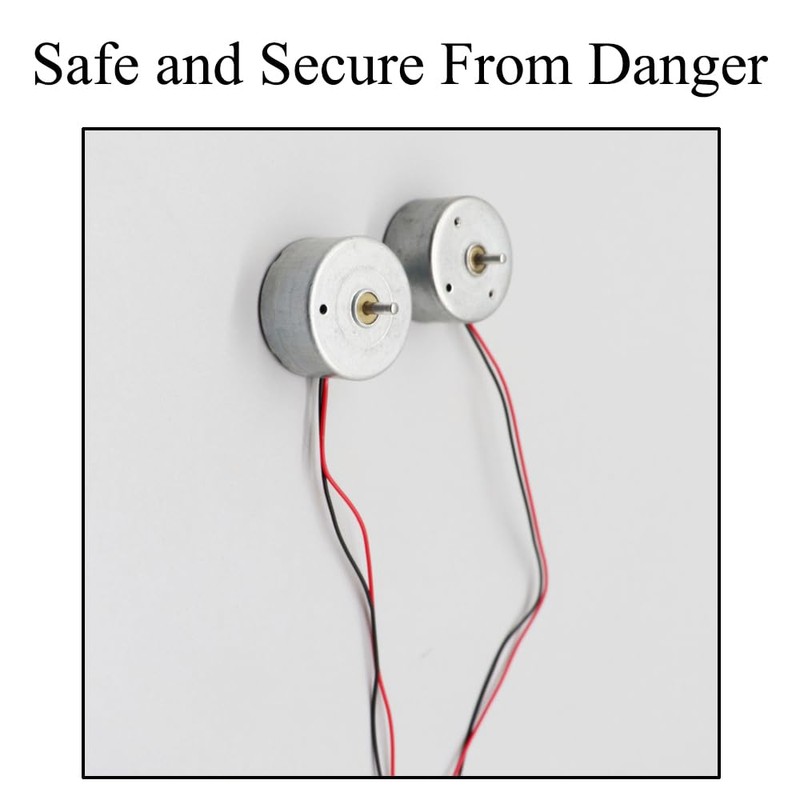 2Pcs DC Mini Motors, 3V-5V DC Generator Motor for DIY