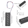 GMB33 Double 5‑String Bass Pickup Set for 5‑String Guitar Bass