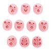 10 PCS Polymer Clay Cutters Set, Mini Flower Petal and