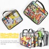 4 PVC Storage Bags for Toys Toilet Bags with Zip