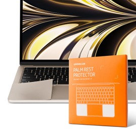 UPPERCASE Premium Palm Rest Protector Skin Cover Set Compatible with MacBook Air 15" with M2 (2023+), Starlight