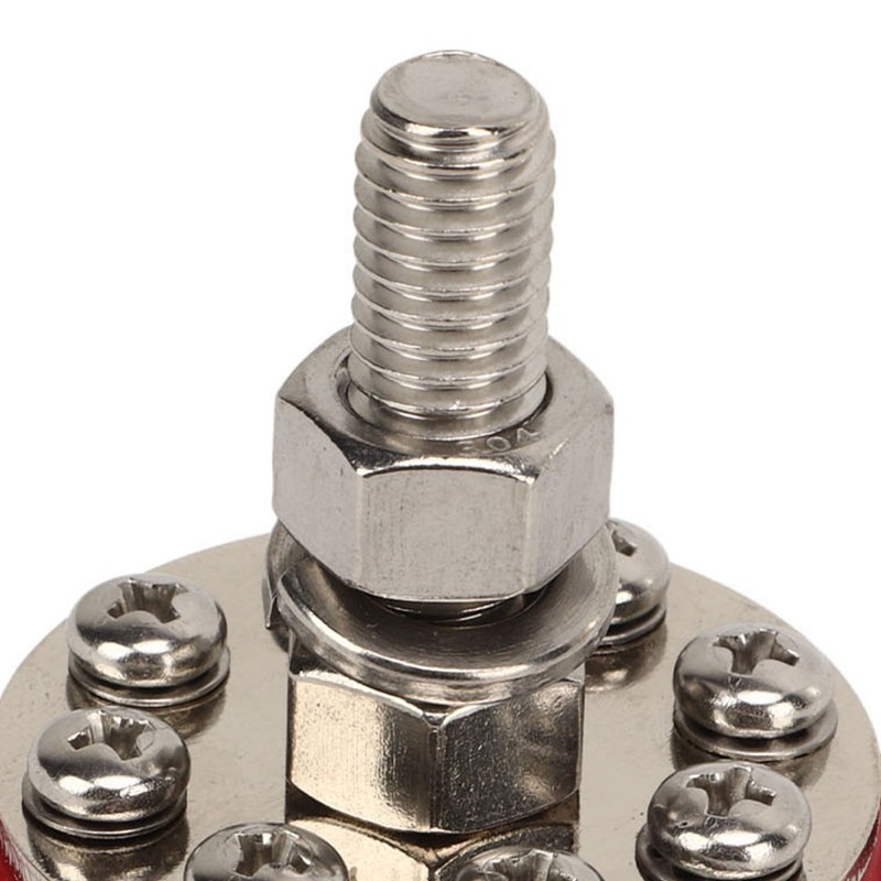Power Distribution Block 8 Terminal 3/8in Stud DC48V 180A Universal