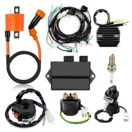 Rectifier Starter Relay Wire Harness Ignition Coil Handlebar Headlight Switch Ignition Key Switch CDI Box For Yamaha Warrior 350 YFM350 YFM350 1997-2001 4GB-82510-00-00 4BD-82510-00-00 3GD-82590-40-00