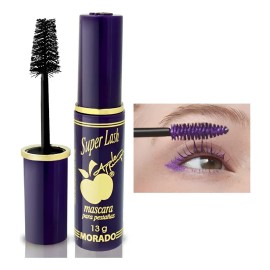Rímel Máscara De Pestañas By Apple Super Lash Volúmen 13g Color Morado