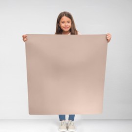 Lillefolk Everyday Mat – Extra Large Kids Table Mat for Meals, Crafts, Messy Play – Heat-Resistant, Non-Toxic, Wipeable, Non-Slip – 38"x39.4" Scandinavian Design (Clay)