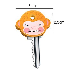 6 Pcs Key Caps Covers Cute Monkey Key Covers Fits Most Standard keys Made for Easy Identifying Door Keys