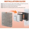 X2661 Humidifier Filter Kit Compatible with HCWB3-17 HCWB3-17A HCWP3-18 HCWP3-18A