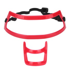 Beard Neckline Shaving Template Set Men's Neck Hair Cut Guide Self‑haircut Trimming Tools for Trimming, Mustache, Goatee, Adjustable Shoulder Strap Design, Suitable for Most People