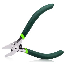 Wire Cutters, 6-inch Ultra-Sharp and Precision Side Cutters, with Longer Flush Blades, Spring-Loaded, Perfect Matte Anti-Slip and Spring Loaded Design