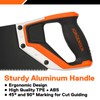 JORGENSEN 15” Hand Saw, Black Coated Coarse Handsaw 8TPI for