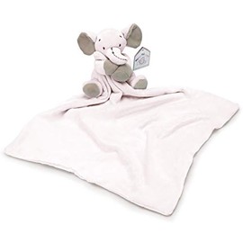 Baby Girl Large Plush ComfortMousehouse Blanket with Elephant Stuffed Animal Soft Toy Teddy suitable from Newborn (Pink)