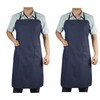 VWELL Waterproof Rubber Vinyl Apron W/ 2 Pockets - Lab