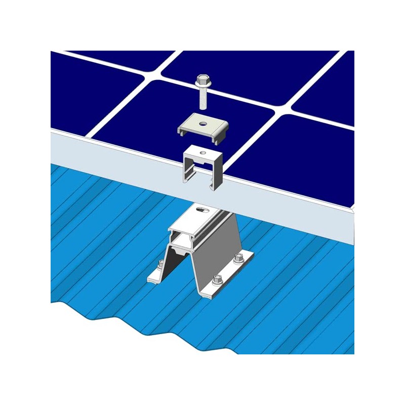 Mid Clamp MageBracket CL Mounting Kit for Solar Module Panel