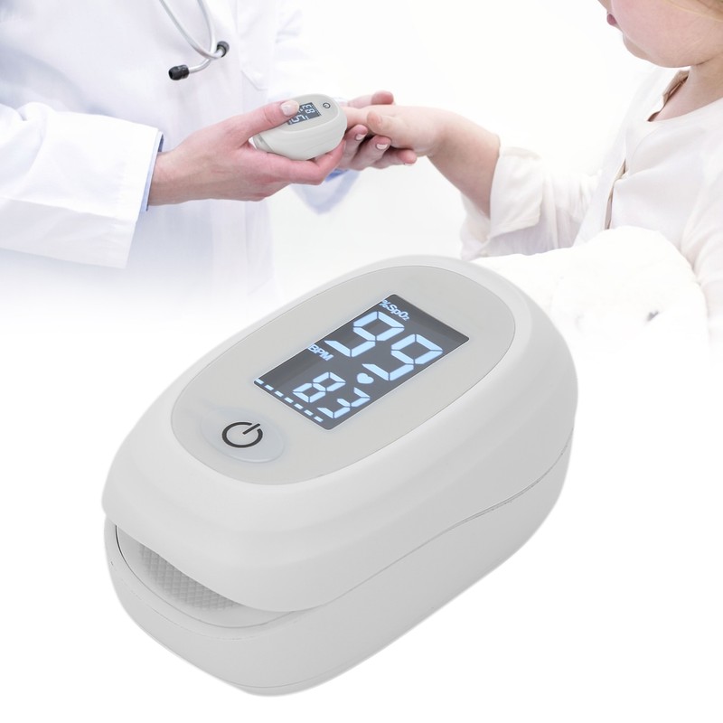 Fingertip Pulse Oximeter Household Portable Blood Oxygen Saturation Pulse Rate