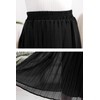 GORLYA Girls Chiffon Pleated Elastic High Waist A-Line Boho Swing