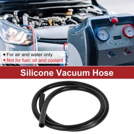 ACROPIX 130PSI Max Pressure Silicone Vacuum Tubing Hose Automotive Vacuum Line High Temperature 4FT 5/16" 8mm ID 2mm Thickness Black Silicone