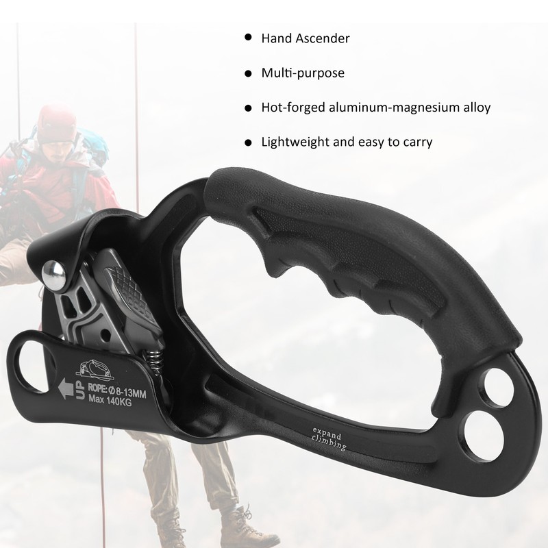 Climbing Ascender Rock Rappelling Right Hand Riser Arborist Gear Rope