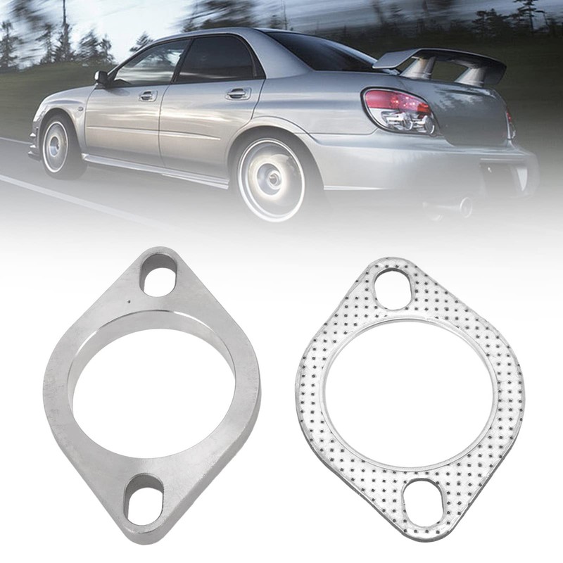 2PCS 2 2.5in Exhaust,Flanges,2PCS 2 2.5in Exhaust Flange Contion Kit