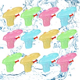 XIABYAYU Mini Wasserpistolen, 12 Stück Wasserpistole Klein, Wasserpistolen für Kinder, Wasserpistole Spielzeug, Wasserpistolen Set, Wasserblaster Kinder für Sommer Spielzeug Pool Garten Strand Party