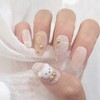 Cozy Bear Handmade Nail Tips - Short Ballerina / 포근이