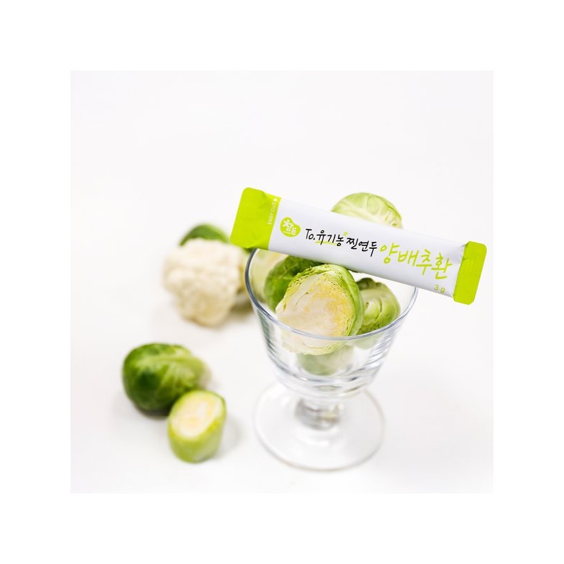 Chamdeun Health Science 유기농 찐연두 양배추환 동결건조 3g x 30포