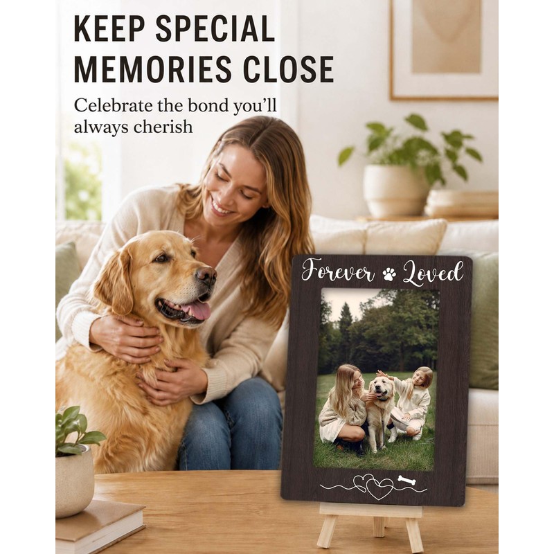Dog Picture Frame 4×6，Dog Mom Gift for Women