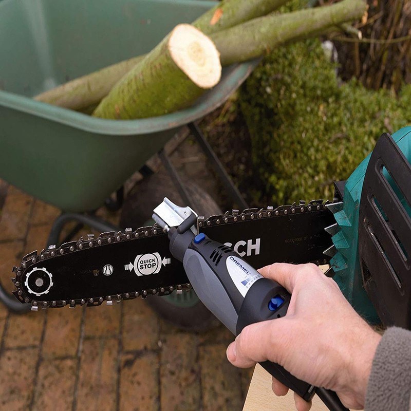 Chainsaw Sharpener Attachment Chain Saw Sharpening Adapter Grinding Stones Rotary