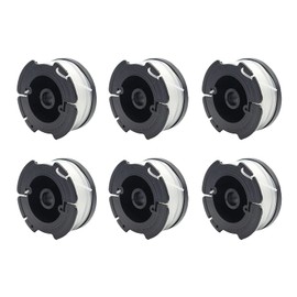 unique corn A6481 A6485 Spool Line Compatible with Black & Decker, 30'x 0.065" Replacement Spool for Reflex Strimmer ST5530-GB GLC3630L20-GB STC1820PC-GB BESTA530-GB BESTA525-GB (6 Packs)
