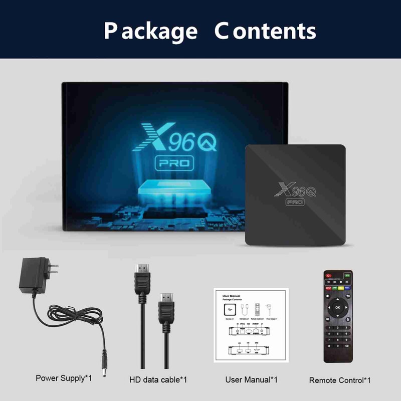 TV Box 1GB+8GB 2.4G 5G Dual Band Wifi UHD 4K