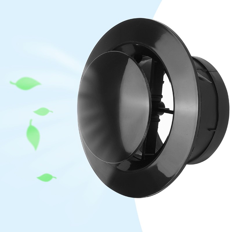 PATIKIL 4 Inch Round Air Vent, 1Pcs ABS Adjustable Soffit