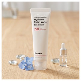 Hanskin Hyaluron Relief Water Sun Cream 50ml (SPF50+) 2 units I agree to the use of personal information / 한스킨 히알루론 릴리프 워터 선크림 50ml(SPF50+) 2개 개인정보 활용에 동의합니다