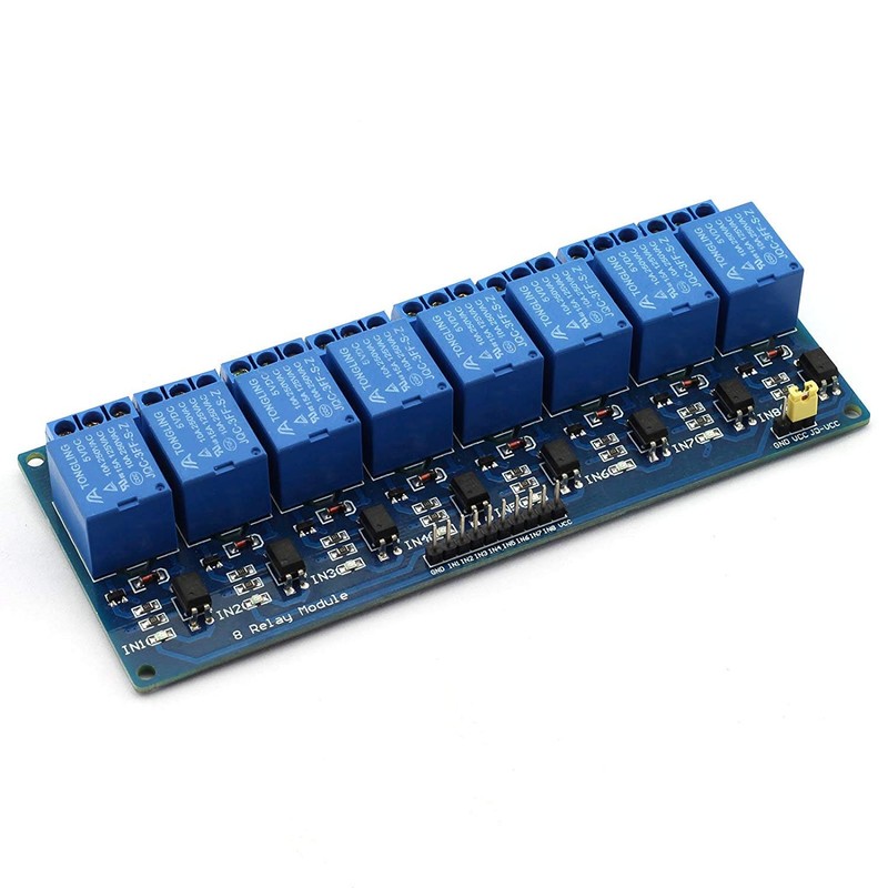 DollaTek 8 Channel 5V DC Relay Module Expansion Board for
