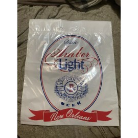 Dixie Beer Vintage NEW ORLEANS DIXIE BEER BAG Plastic Print Ad Advertising LA Brewing Co.