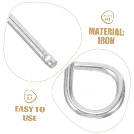 CALLARON 10pcs Lock Pins for Fire Equipment fire Extinguisher Fire Equipment Pull Pins for Fire Extinguishers Metal Set Fire Extinguisher Replacement Lock Pins Iron pin Pack