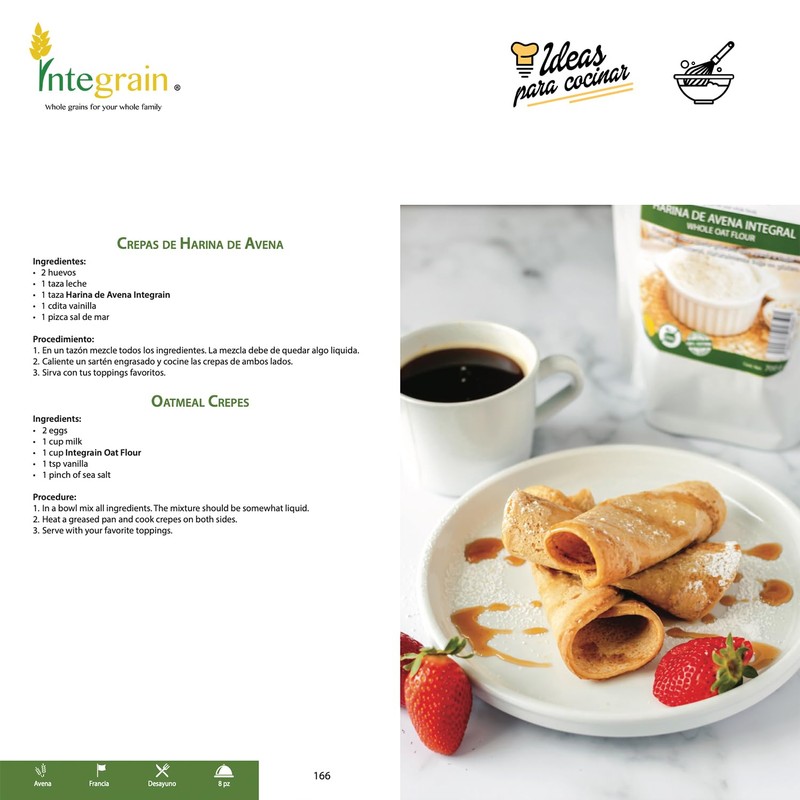 Harina de Avena Integral, 700 g