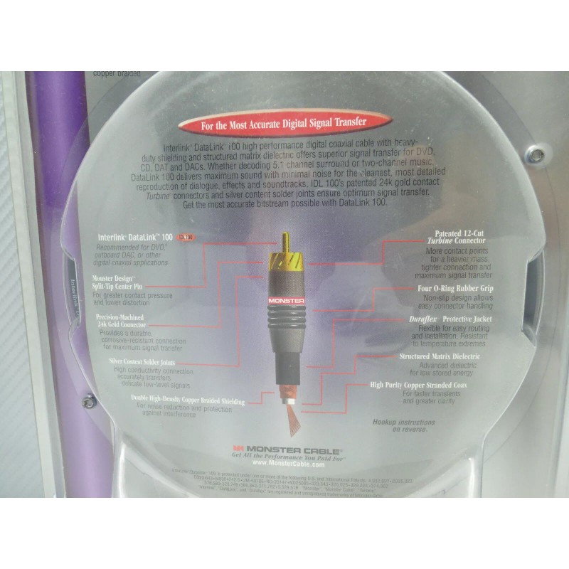 Monster Cable DataLink 100 Digital coaxial cable 2 meter