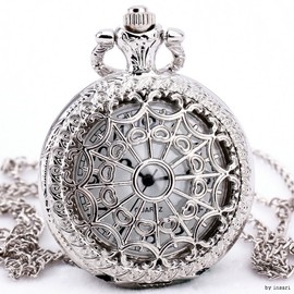 Pocket Watch 034/Pocket Watch/Antique Watch/Clock Pocket Watch 034 - Silver 2ea